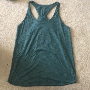 Lululemon tank top size 8 green